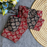 ORIGINAL AJRAKH COTTON HALTER NECK BLOUSE - RENU001HN