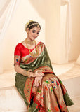 RajYog Presenting Paithani concept Saree for women -OEK001PSA