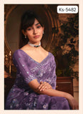 Designer Fancy Saree with Embroidery work Blouse for women - RG001DSA