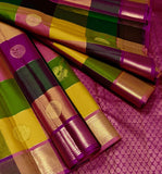 Vyjayanthi , Kanchipuram Pure Silk Handloom sarees with 2gram jari exclusive Bridal  Pattern-PRS001KS