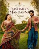 Gorgeous Rashmika Mandana Inspired Saree for women -MISS001RMS