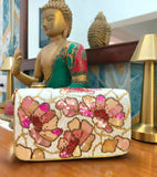 Nishana  , Floral Garden Luxe Clutch for women -PRISH001DCA