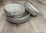 Set of 3 , German Silver Intricate Carving Urli Combo for Decorating Your Home and Office This Diwali 2026-ANUB001GSU