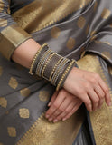 Rukmini , Dual Tone Finish Bangle Set for women -MUSKAN001DT