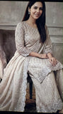 Susan , Pure dasheen crepe silk suit material for women -SPARK001GM