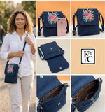 Denim Printed sling Effortless elegance for your daily essentials -SHRINGA001DB