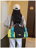 Trending Vibrant ultra spacious Expandable Travel & Gym Bag for Women -GUP001EBC