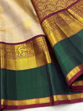 Sukanya , Designer Kanchipuram Pure Silk Handloom Saree with 2G Zari- SACHI001KS