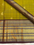 Vasundara , Kanchipuram Pure Handloom Vintage silk saree for women -SACHI001VSS