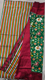 Shakuntala , Exclusive Pochampally twill ikkat silk saree for women -POCHA001SD