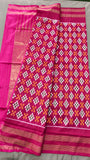 Rajmallika , Exclusive Pochampally twill ikkat silk saree for women -POCHA001SB
