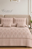 Crimson Epic  , 5 Pcs King Size Quilted Bed Cover Set -PREET001BCB