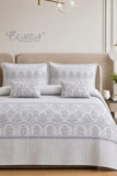 Crimson Epic  , 5 Pcs King Size Quilted Bed Cover Set -PREET001BCC
