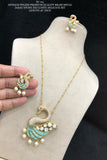 Maneesha , Designer Delicate Pendant Set with Chain -LUCK001PSB