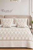 Crimson Epic  , 5 Pcs King Size Quilted Bed Cover Set -PREET001BCA
