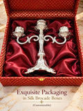 Set of 10 , Silver Plated Candelabras for Gifting this Diwali 2026 - VI001CB