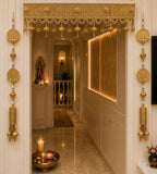 Royal Golden Toran & Hangings Set for Decorating Your Entrance This Diwali 2026 - VI001DD