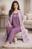 New Launched 3 Pcs Woolen Shrug Set -JAI001SSA