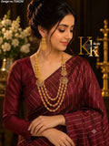 Sonam , Gold Plated Layered Necklace Set for women -LK001DLL
