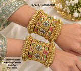 Madhubala , Diwali 2026 Special Antique Gold Finish Bangle Combo for Both hands-JAYDU001BSA