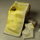 NEW SUPERHIT TRENDING YELLOW EMBROIDERED ZARI  SEQUINS WORK SAREE ON SUPREME CHINON FABRIC-TBC001YS