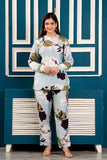 Beautiful Co-ord Set in Muslin Silk for women -FOF001MCS