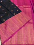 KANCHIPURAM HANDLOOM  SILK SAREES WITH RICH PALLU WITH BLOUSE-SACHI001KSSA