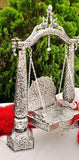 Antique finish Big Size German Silver Jhula for Your Kanha ji -ANUB001KJ