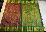 Kanjivaram woven grand classical VATHUVAI pure silk saree for women-SACH001VS