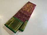 Kanjivaram woven grand classical VATHUVAI pure silk saree for women-SACH001VS
