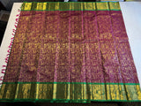 Kanjivaram woven grand classical VATHUVAI pure silk saree for women-SACH001VS