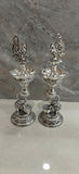 Annapakshi , Antique German silver washable special design Pair of 2 ,Annapakshi Design Deepam with extra oil capacity -SN001LC
