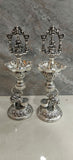 Manikarnika , Antique German silver washable special design Deepam with extra oil capacity -SN001LA
