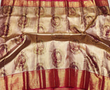 Beauty of Ravi Verma Painting Design in weaving on Pure Kanjeevaram Silk Saree for women -SACHI001RV