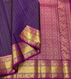 Kamakshi , Pure Kanchipuram Silk Hand Woven 1G Pure Zari Saree for women -SACHI001PP