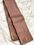 Soundarya ,Vintage Style Onion Pink Shade "Vaira Oosi " 3 Gram Gold Zari Traditional Border Saree with Butta all over the body -SACHI001VOP