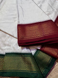 Jai ShreeRam , Kanchipuram Pure Silk Dhoti and Angavastram for Men -SACHI001DA