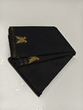 Priyaja , Black  Shade Pure kanchipuram silk saree handwoven with 2 g pure jari traditional pattern-SACHI001BL