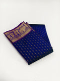 Natasha , elegant Kanjeevaram Handwoven 2 gram Pure Zari Saree for women -SRI001KSSA