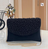 Elegant Beaded Clutch Bag for Women -LYF001CB