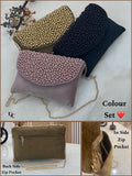 Elegant Beaded Clutch Bag for Women -LYF001CB