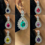 Marie , Platinum Finish  Yellow stone studded Diamond Replica Necklace Set for Women -JAID001YS