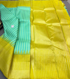 Alankritha , exclusive Pure Kanjivaram Handloom Gold Zari Silk Saree for Women -SACHI001YAG