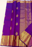 Durgamoha , Majenta shade Kanjivaram Silk Saree with Golden Zari and Motifs-SACHI001MS