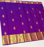 Durgamoha , Majenta shade Kanjivaram Silk Saree with Golden Zari and Motifs-SACHI001MS