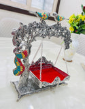 Madanamohana , Big size jhula with semi precious stone work decoration for Janmashtami 2025-AKSH001JJ8
