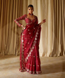 NEW BOLLYWOOD SUPERHIT DESIGN LAUNCHING SEQUINS CRUSH PLEATED SAREE-SSS001BR