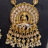 Parthasarathy , Design Gold Finish Elegant Long Haram Set /Necklace set for Women -JAYDU001PS