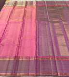 Amaravathi , elegant Pink Pure Kanjeevaram Silk Saree for women -SACHI001PS