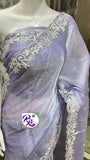 Lilac Shade Party wear Fancy Saree for women -SOC001LS